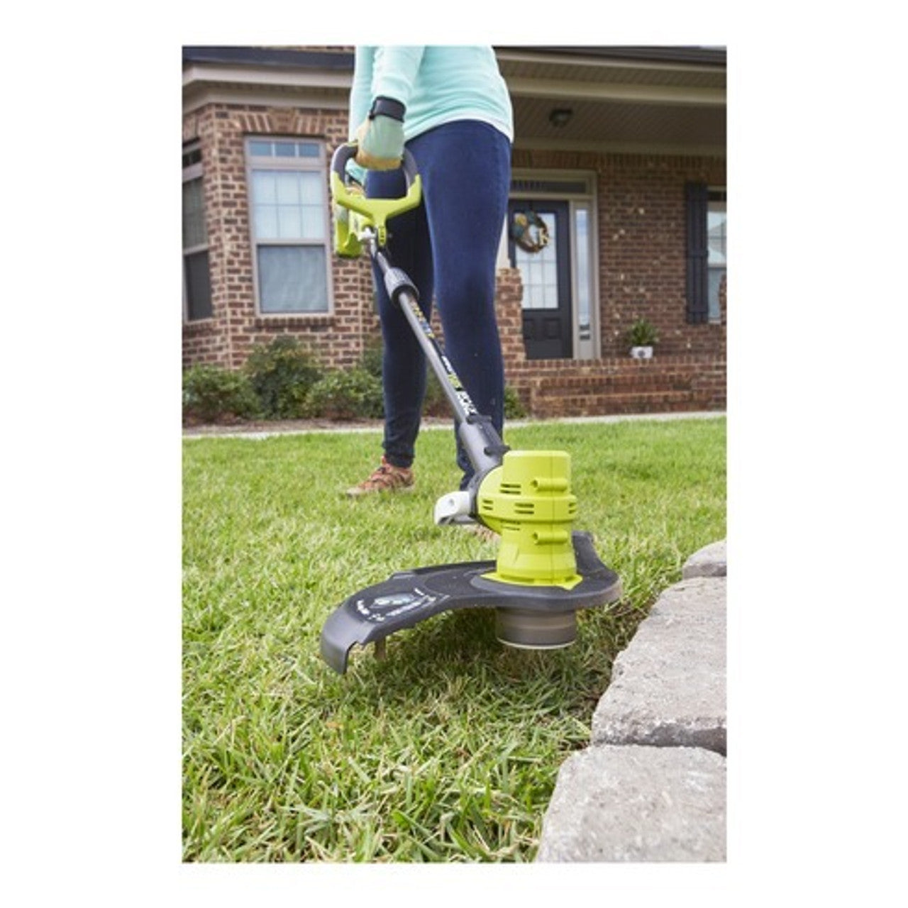 Like New - Ryobi 18-Volt Cordless String Trimmer/Edger and Jet Fan Blower Combo Kit P2035