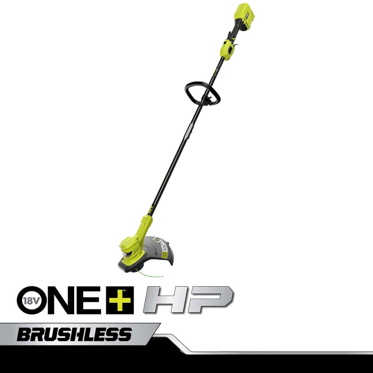 Like New - RYOBI ONE+ HP 18V Brushless Lithium-Ion Cordless Battery String Trimmer (Tool-On
