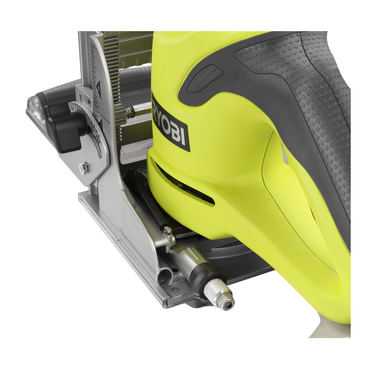 Like New - RYOBI 6 Amp AC Biscuit Joiner Kit with Dust Collector and Bag