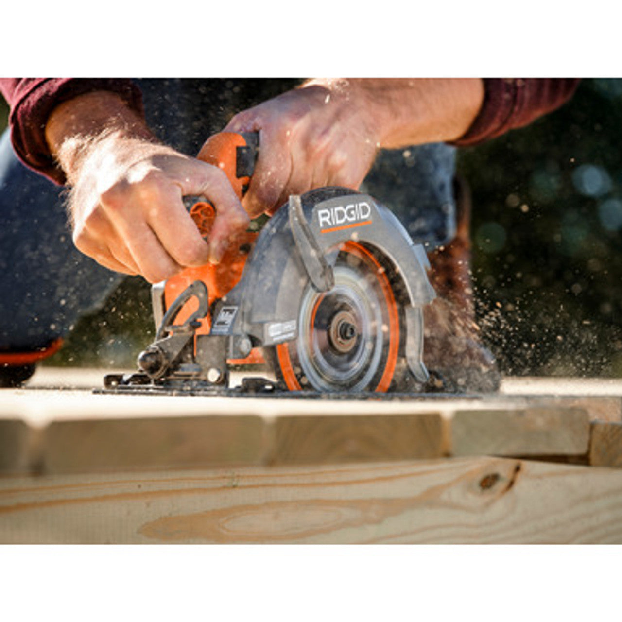 Like New - RIDGID 18V SubCompact Brushless Cordless 6 1/2 in. Circular Saw (Tool Only) R8656B