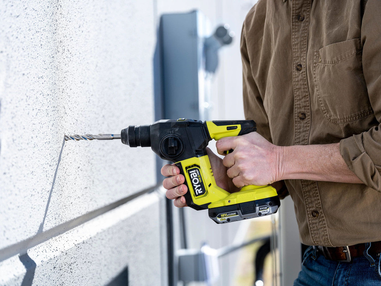 Like New - RYOBI 18V ONE+ HP Compact Brushless 5/8-inch SDS-Plus Rotary Hammer Drill (Tool-Only) PSBRH01B