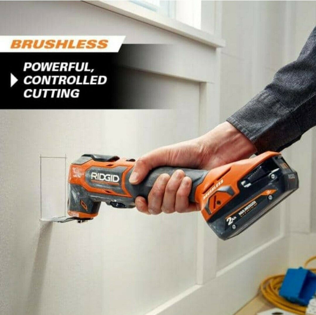 Like New -  RIDGID 18V Brushless Cordless Oscillating Multi-Tool (Tool Only) R86240B