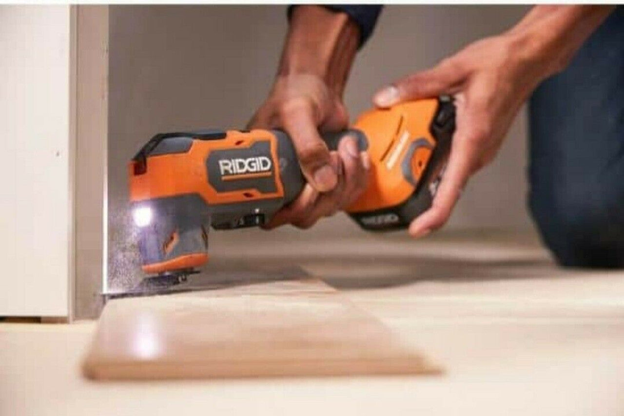 Like New -  RIDGID 18V Brushless Cordless Oscillating Multi-Tool (Tool Only) R86240B