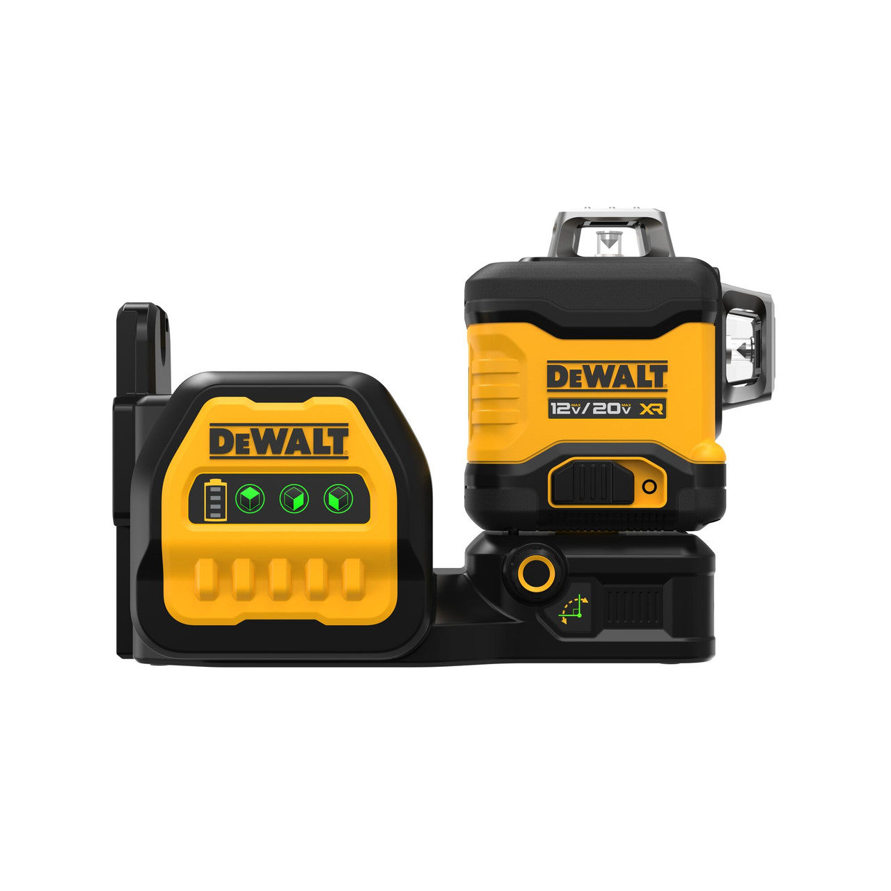 Like New - DEWALT 20-Volt/12-Volt Cross-Line Laser Level (Tool-Only) - DCLE34020GB