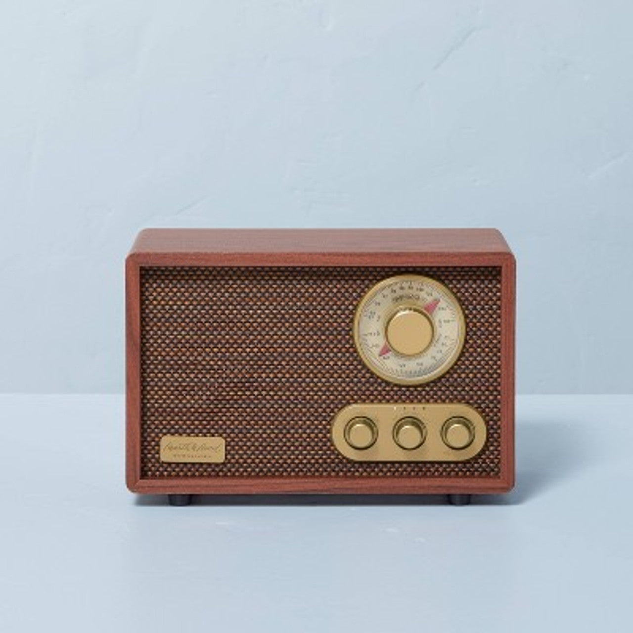 New - Portable AM/FM Bluetooth Radio Tonal Brown - Hearth & Hand with Magnolia