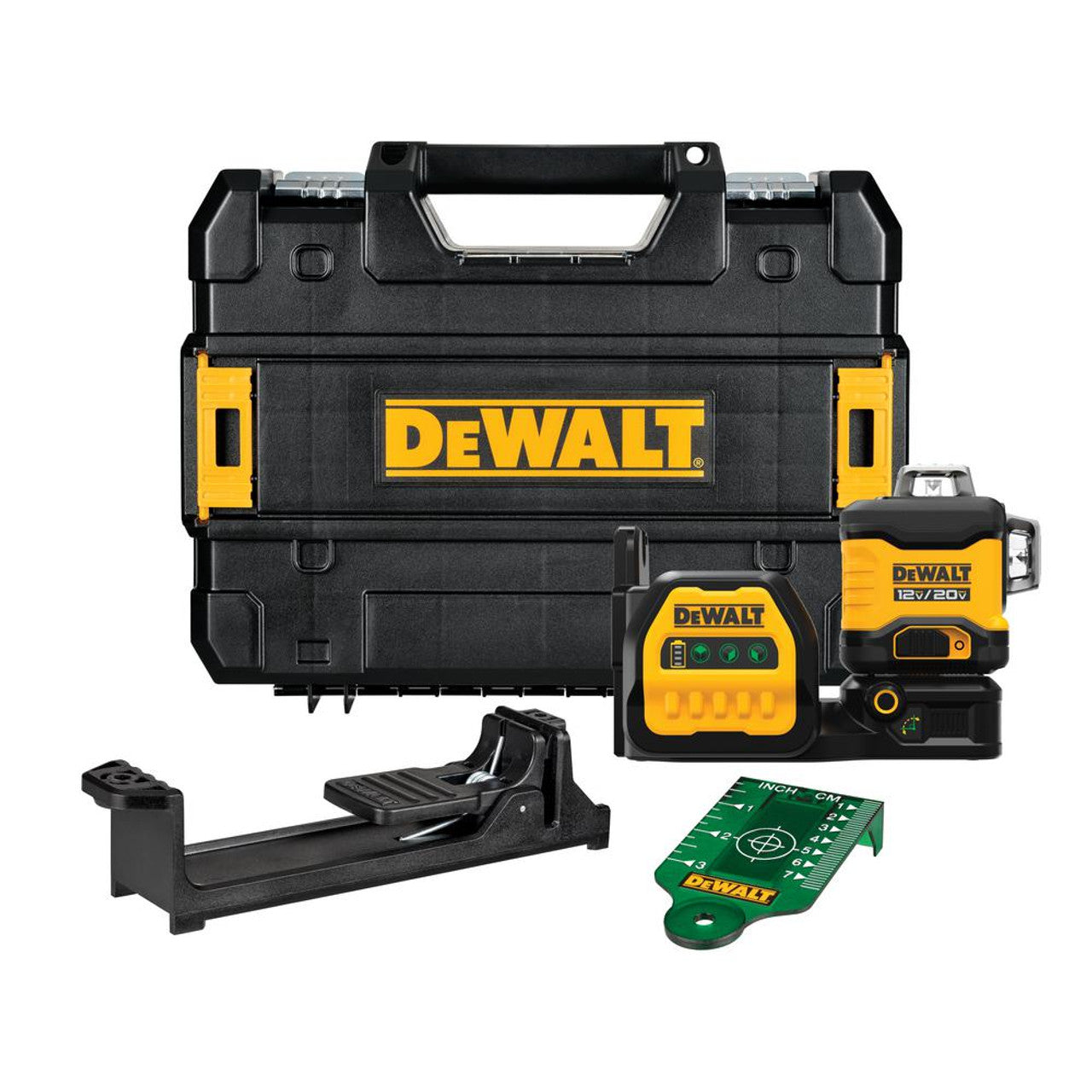 Like New - DEWALT 20-Volt/12-Volt Cross-Line Laser Level (Tool-Only) - DCLE34020GB