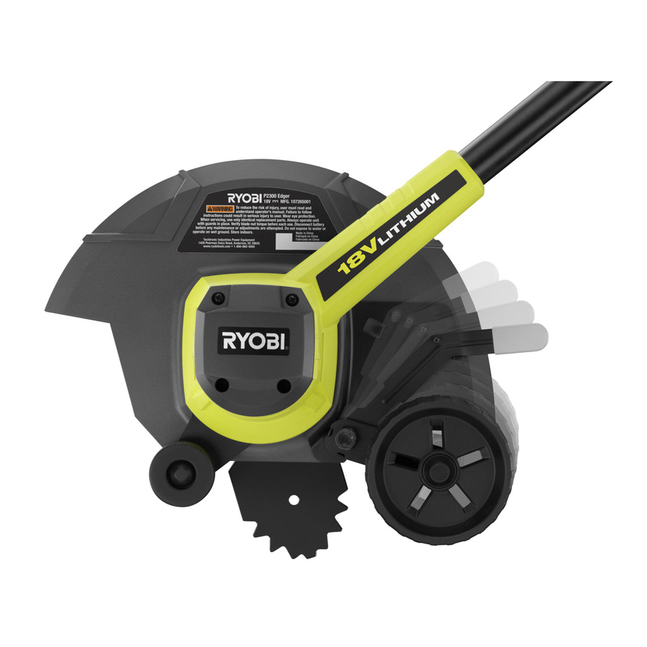 Like New - RYOBI ONE+ 9 in. 18-Volt Lithium-Ion Cordless Edger Battery and Charger Included