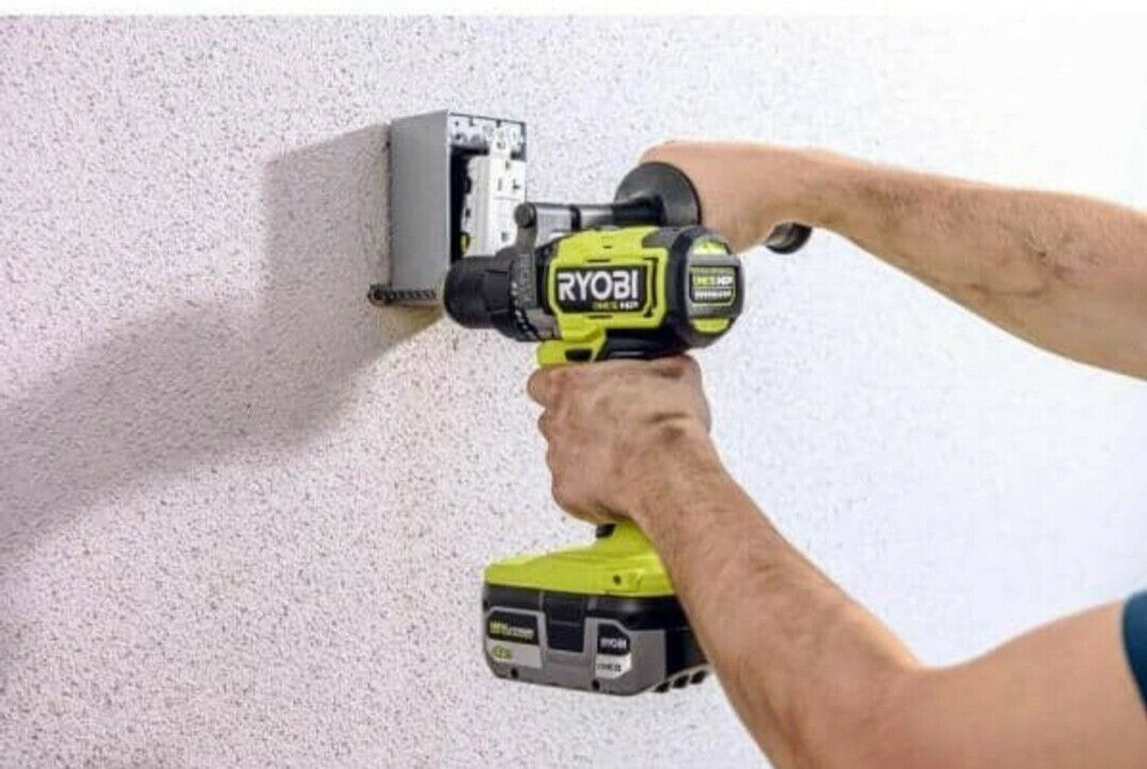 Like New - RYOBI ONE+ HP 18V Brushless Cordless 1/2 in. Hammer Drill (Tool Only)