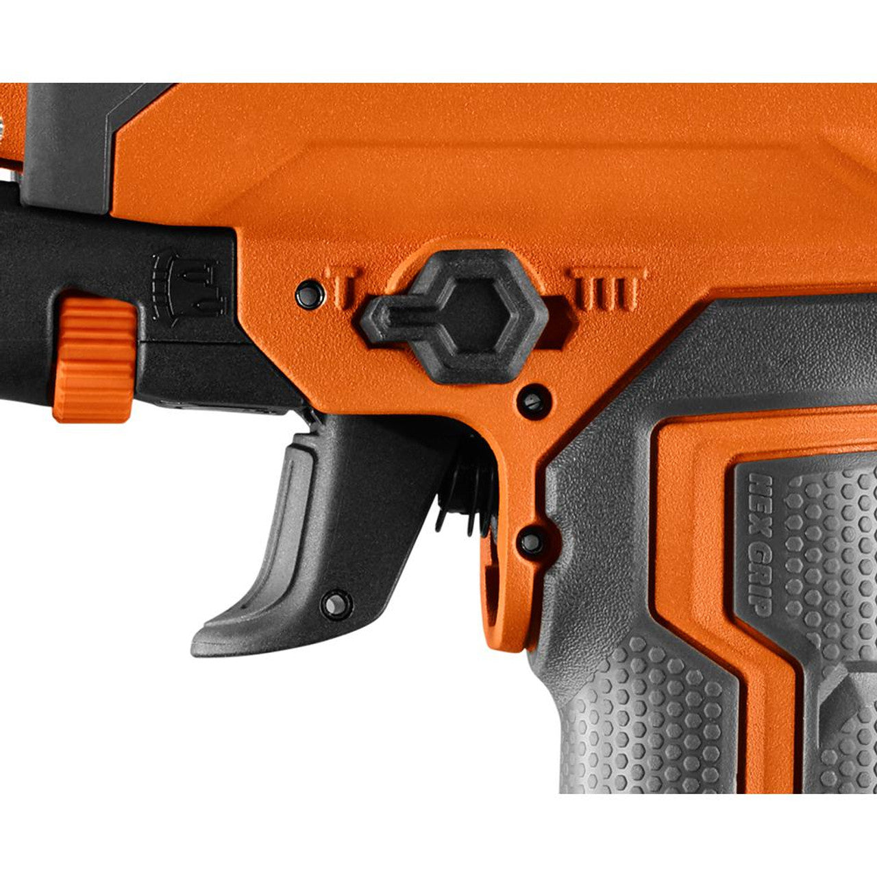 Like New -  RIDGID R213BNF 18-Gauge 2-1/8" Brad Nailer with CLEAN DRIVE Technology, Tool Bag