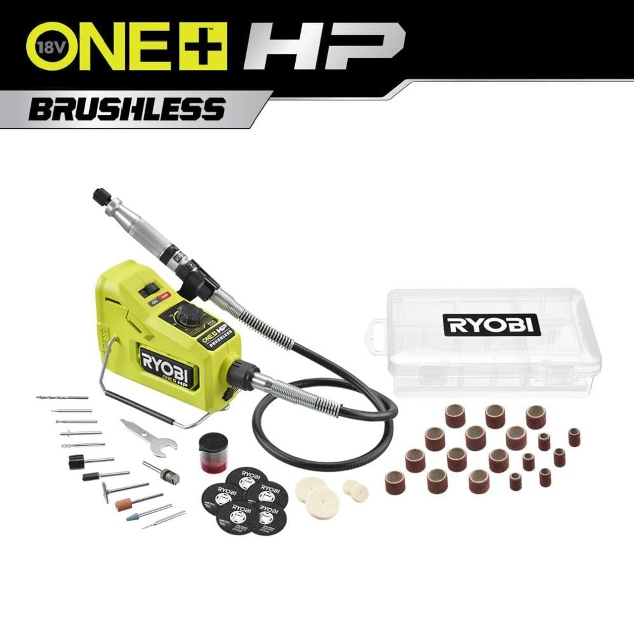 Like New - RYOBI ONE+ HP 18V Brushless Cordless Rotary Tool (Tool Only)