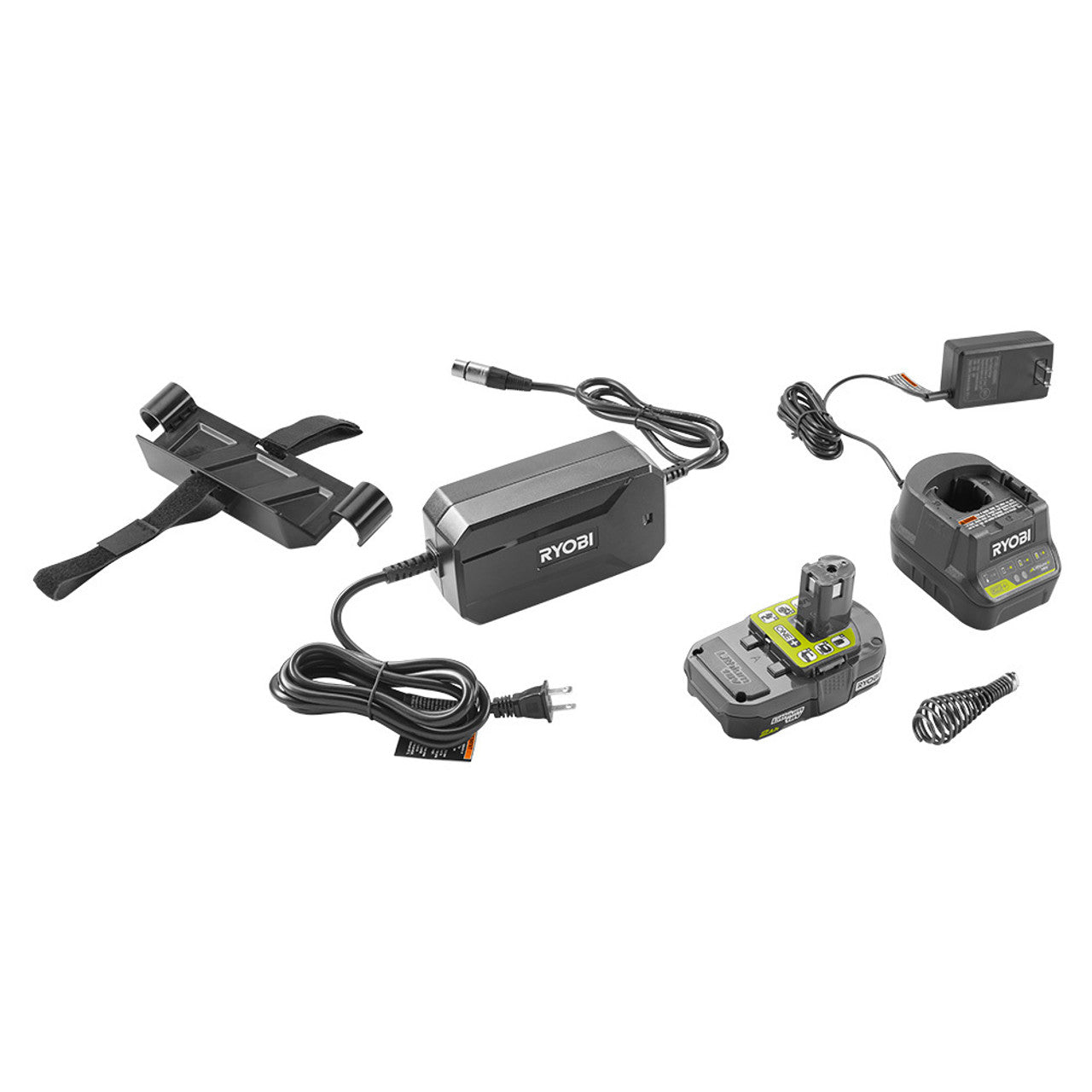 Like New -  RYOBI 18-Volt ONE+ Hybrid Drain Auger Kit with 50 ft. Cable, 2 Ah Battery, 18-Volt Charger, and Accessories P4003K