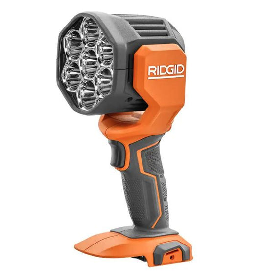 Like New -  RIDGID 18V Cordless Lithium-Ion LED Spotlight (Tool-Only) R8699B