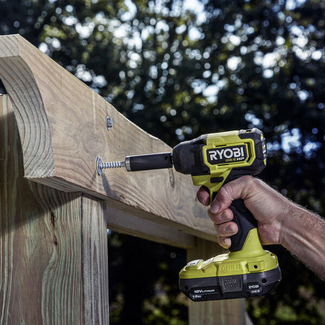 Like New -  RYOBI ONE+ HP 18V Brushless Cordless Compact 3/8 in. Impact Wrench (Tool Only)