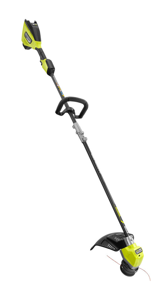 Like New -  RYOBI 40V HP Brushless Whisper Series 17 in. Cordless Battery Carbon Fiber Shaft String Trimmer (Tool-Only)