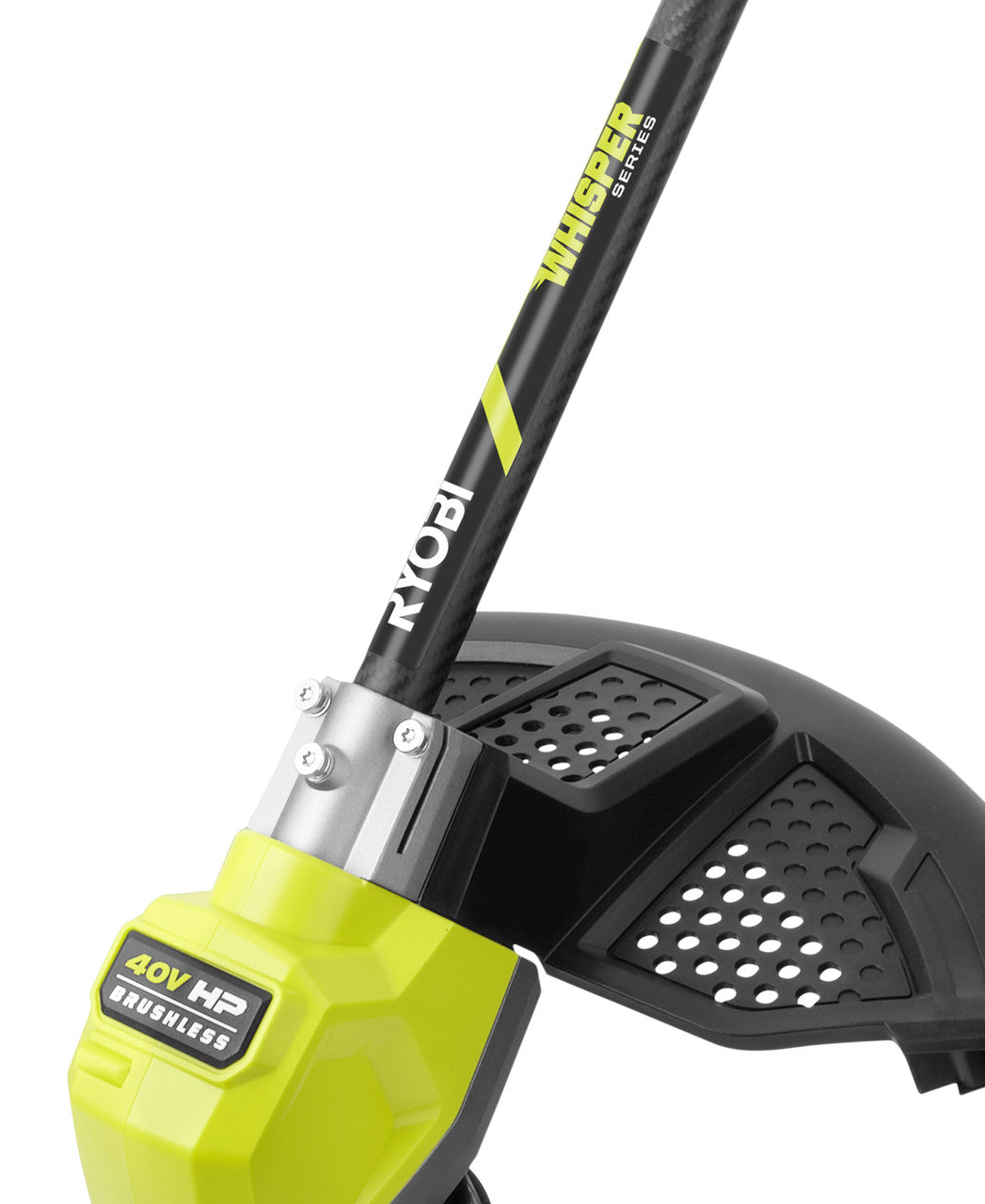 Like New -  RYOBI 40V HP Brushless Whisper Series 17 in. Cordless Battery Carbon Fiber Shaft String Trimmer (Tool-Only)