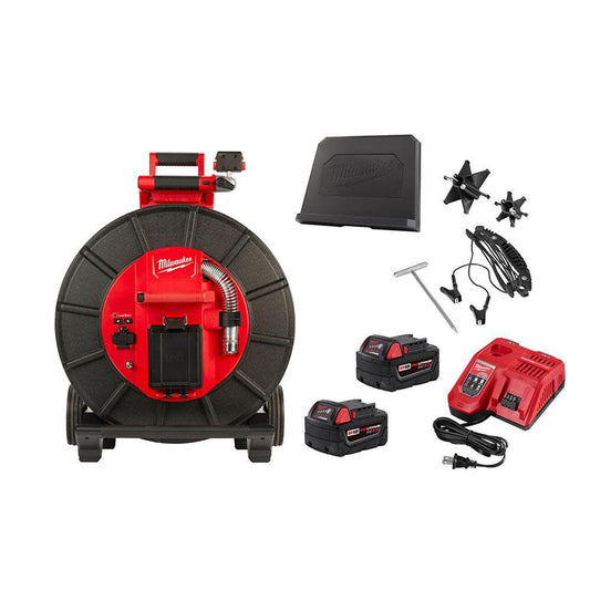Like New -  Milwaukee Tool M18 200 Foot Sewer Camera Kit With Hub 2974-22