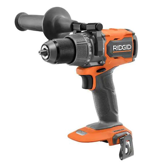 Like New -  RIDGID 18V Brushless Cordless 1/2 in. High Torque Hammer Drill/Driver (Tool Only) R861152B