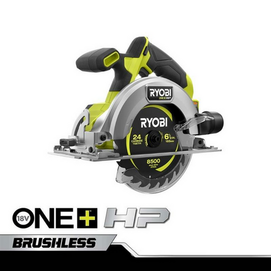 Like New -  RYOBI 18V ONE+ HP Brushless Compact 6-1/2-inch Circular Saw (Tool-Only) PSBCS01B