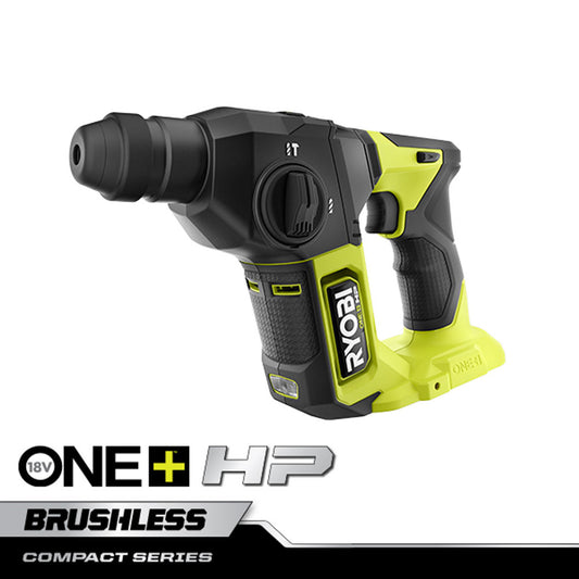 Like New -  RYOBI 18V ONE+ HP Compact Brushless 5/8-inch SDS-Plus Rotary Hammer Drill (Tool-Only) PSBRH01B