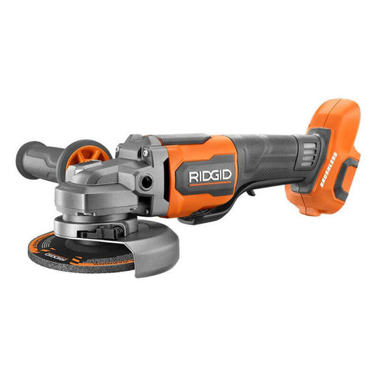 Like New -  RIDGID 18V Brushless 4-1/2 in. Angle Grinder (Tool Only) R86047B