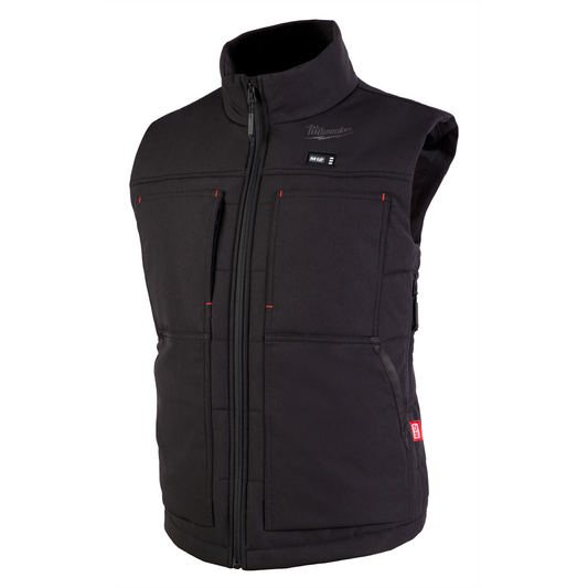 Like New -  Milwaukee Tool Women's Large M12 12-Volt Lithium-Ion Cordless AXIS Black Heated Quilted Vest (Vest Only) 334B-20L