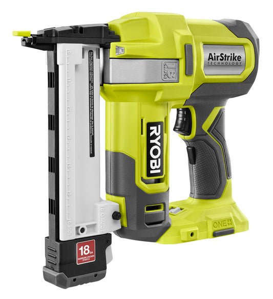 Like New -  RYOBI 18V ONE+ AirStrike 18-Gauge Cordless Lithium-Ion Narrow Crown Stapler (Tool-Only) P361