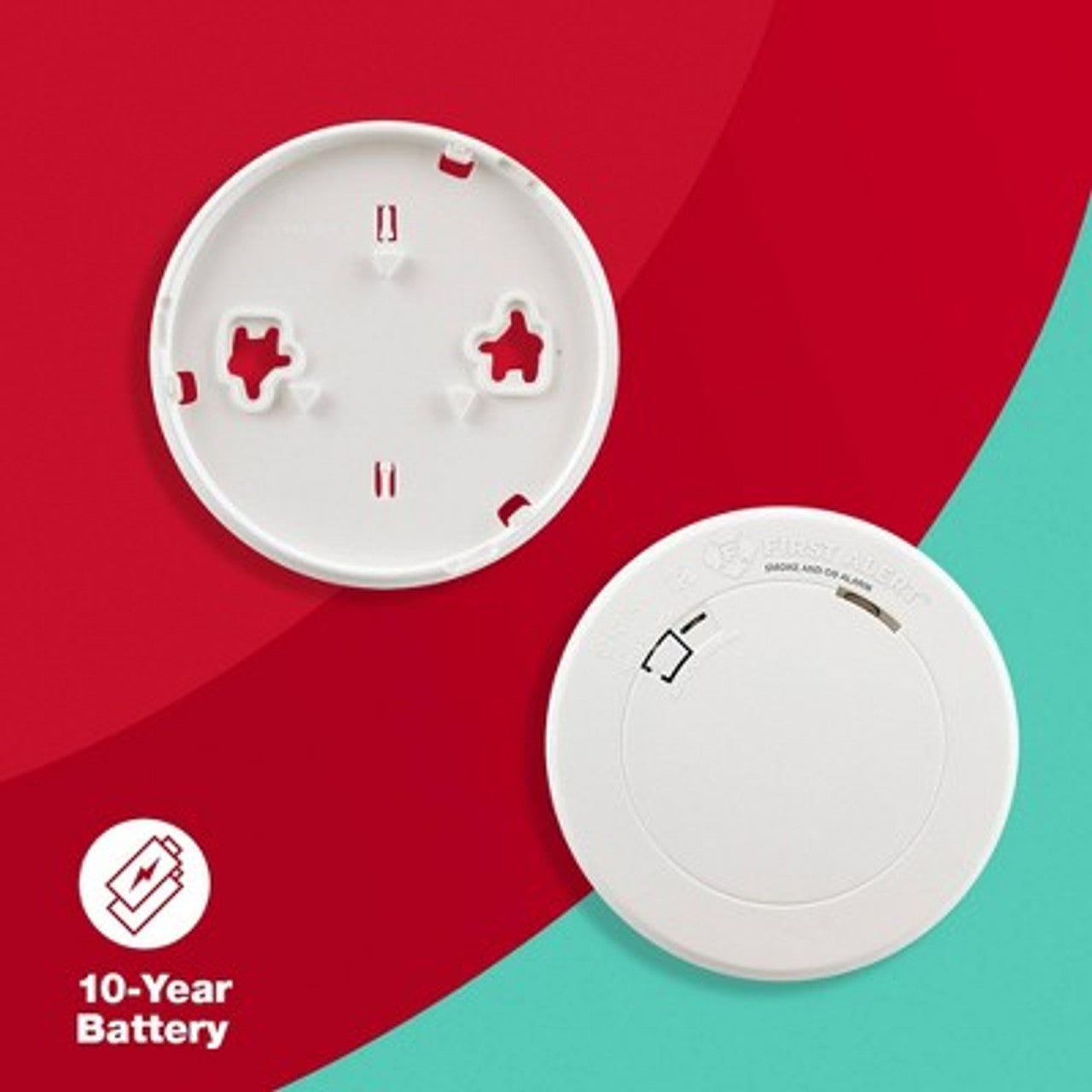 Open Box First Alert PRC710V Slim Smoke & Carbon Monoxide Detector with Voice Location and Photoelectric Sensor