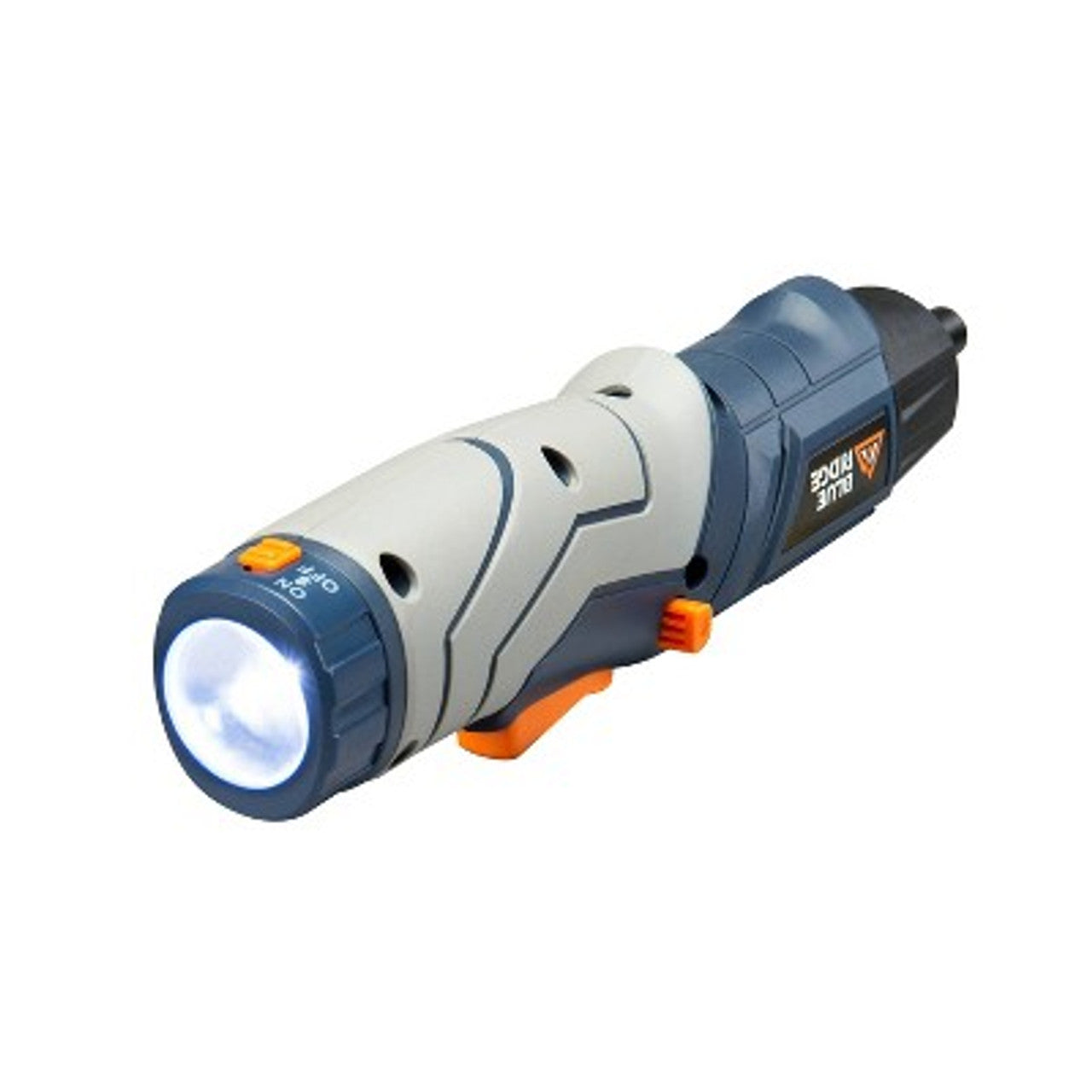 New - Blue Ridge Tools 2 in 1 Rechargeable Screwdriver Flashlight