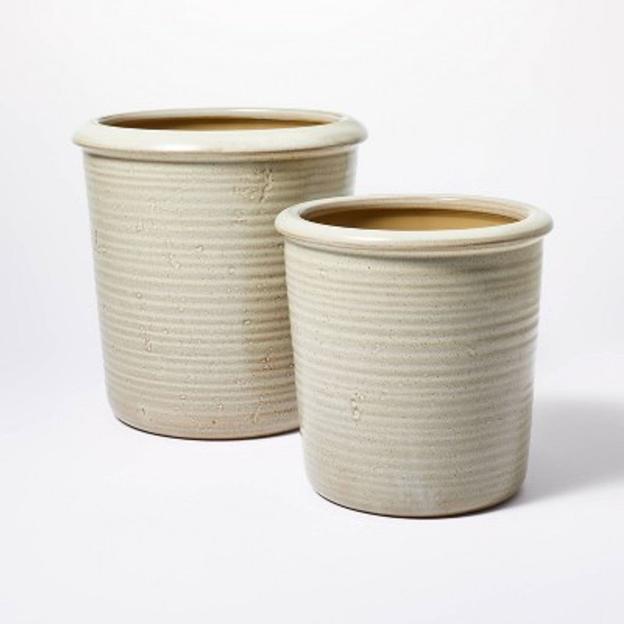 New - Large Ceramic Reactive Glaze Planter - Threshold designed with Studio McGee