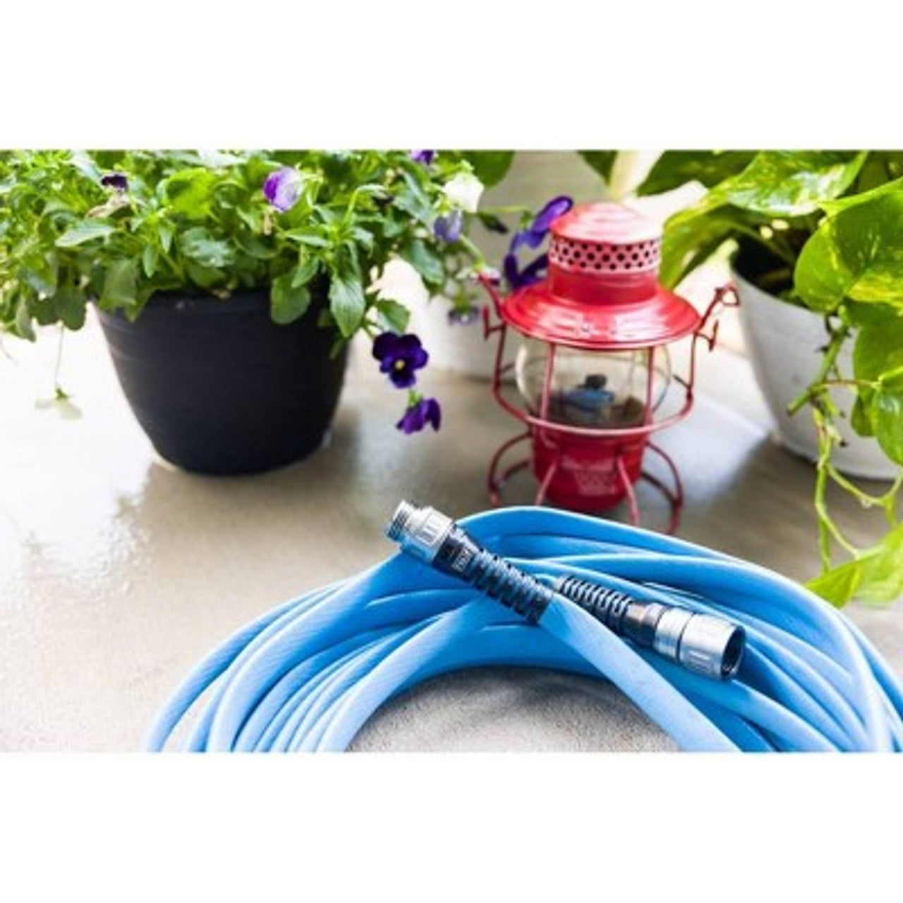 Open Box FITT HiFlo 1/2"X25" Garden Hose - Blue