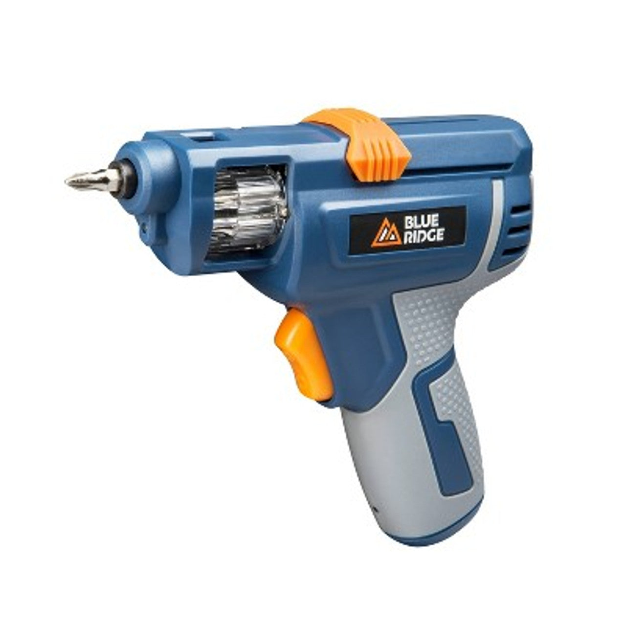 New - Blue Ridge Tools Rechargeable Screwdriver with Bit Storage