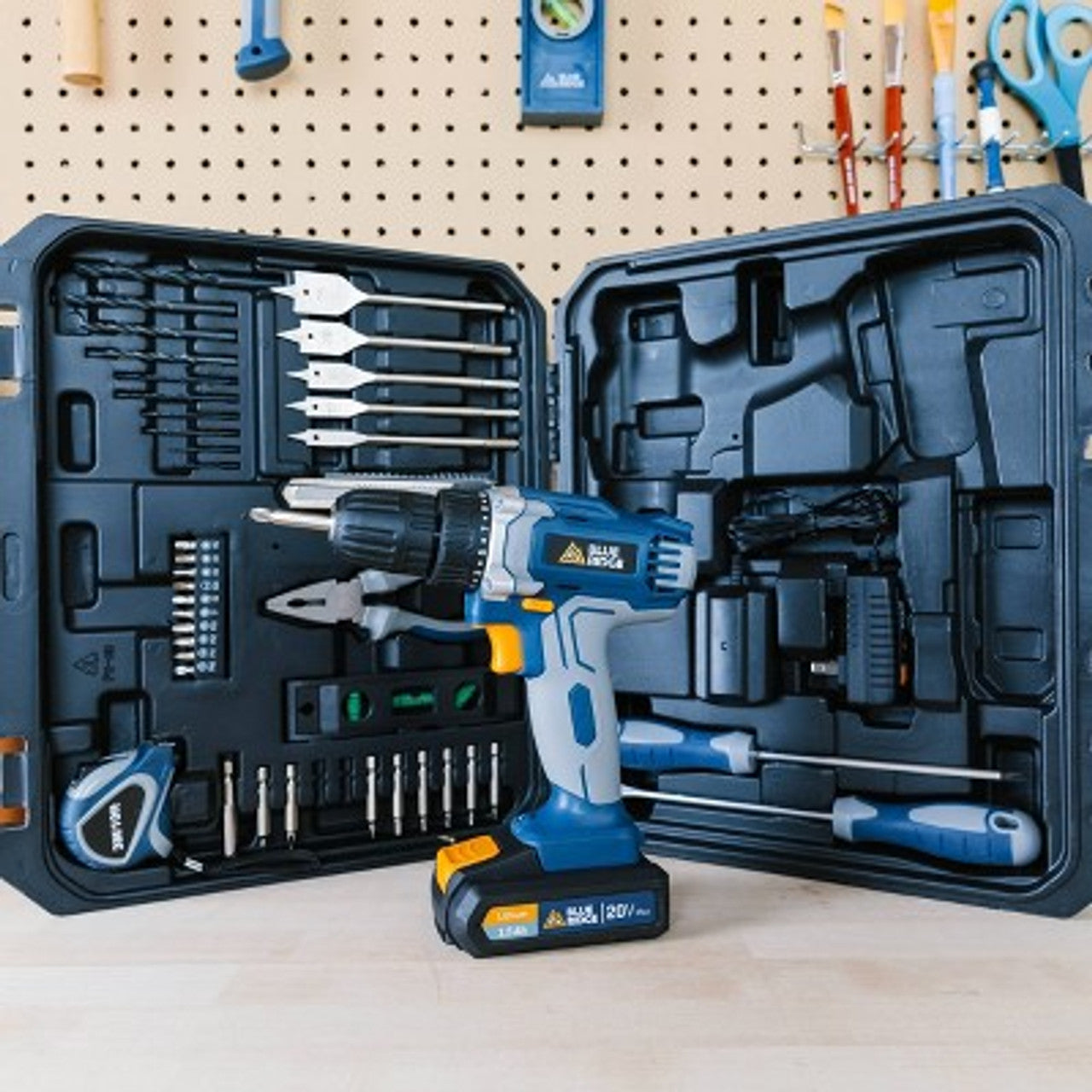 Open Box Blue Ridge Tools 46pc 20V MAX Cordless Project Kit