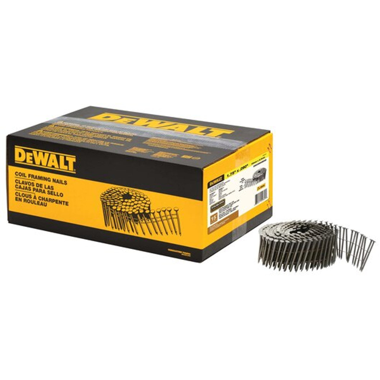 Like New -  DeWALT DWC5R80BDG Coil Siding Nail, 1-3/4 in L, 14 ga