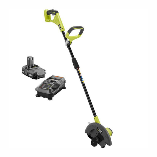 Like New -  RYOBI ONE+ 9 in. 18-Volt Lithium-Ion Cordless Edger Battery and Charger Included