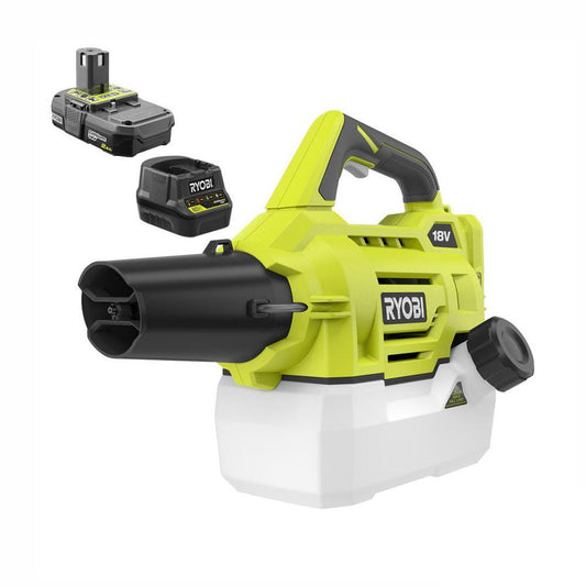 Like New -  ONE+ 18-Volt Lithium-Ion Cordless Fogger/Mister with 2.0 Ah Battery and Charger P2850