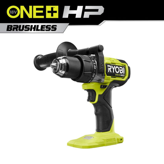 Like New -  RYOBI ONE+ HP 18V Brushless Cordless 1/2 in. Hammer Drill (Tool Only)
