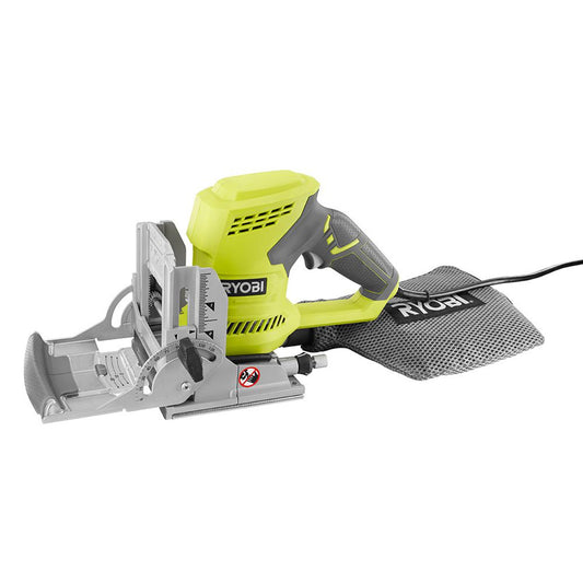 Like New -  RYOBI 6 Amp AC Biscuit Joiner Kit with Dust Collector and Bag