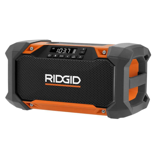 Like New -  RIDGID 18V Hybrid Dual Speaker Jobsite Radio (Tool-Only) R84089B